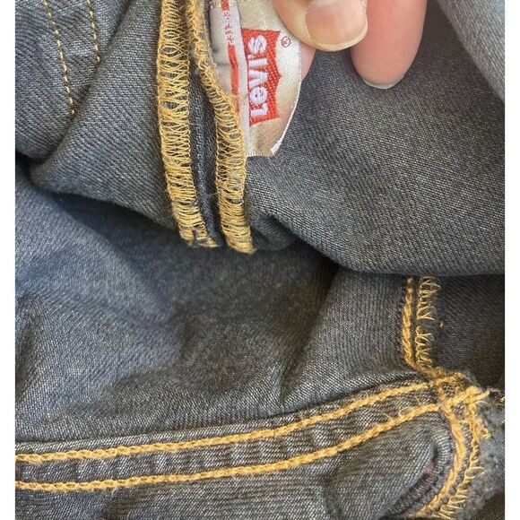Levis Premium 501 High Rise Straight Leg Jeans 30x26 Blue Dark Wash 100% Cotton - Picture 6 of 13